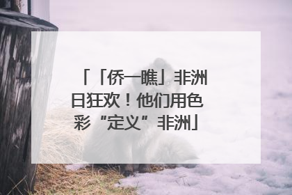 「侨一瞧」非洲日狂欢！他们用色彩“定义”非洲