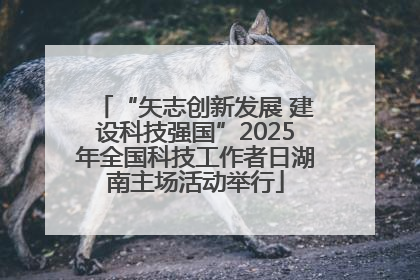 “矢志创新发展 建设科技强国”2025年全国科技工作者日湖南主场活动举行