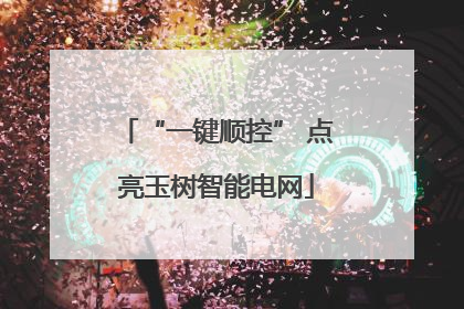 “一键顺控” 点亮玉树智能电网