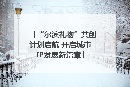 “尔滨礼物”共创计划启航 开启城市IP发展新篇章