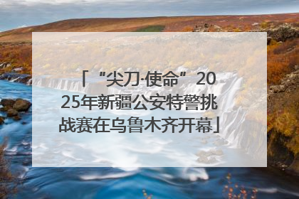 “尖刀·使命”2025年新疆公安特警挑战赛在乌鲁木齐开幕
