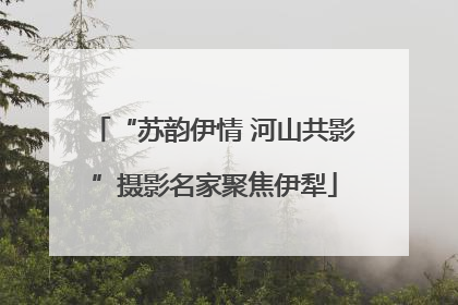 “苏韵伊情 河山共影”摄影名家聚焦伊犁