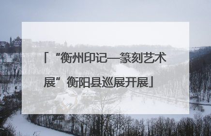 “衡州印记—篆刻艺术展”衡阳县巡展开展