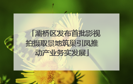 灞桥区发布首批影视拍摄取景地筑巢引凤推动产业务实发展