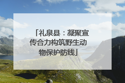 礼泉县：凝聚宣传合力构筑野生动物保护防线