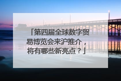 第四届全球数字贸易博览会来沪推介，将有哪些新亮点？