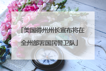美国得州州长宣布将在全州部署国民警卫队
