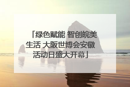 绿色赋能 智创皖美生活 大阪世博会安徽活动日盛大开幕