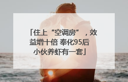住上“空调房”，效益增十倍 奉化95后小伙养虾有一套