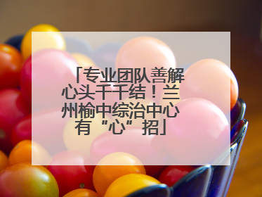 专业团队善解心头千千结！兰州榆中综治中心有“心”招