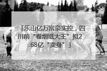 乐山亿万富豪实控，四川前“卷烟纸大王”拟2.68亿“卖身”