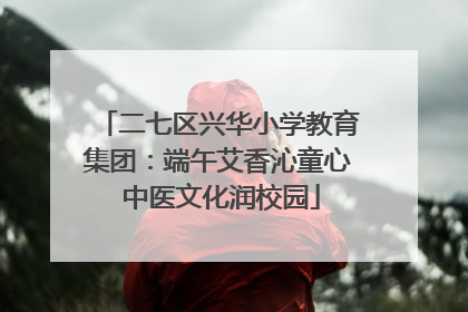 二七区兴华小学教育集团：端午艾香沁童心 中医文化润校园