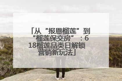 从“报恩榴莲”到“榴莲保交房”：618榴莲品类日解锁营销新玩法