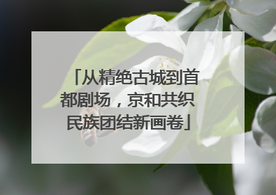 从精绝古城到首都剧场，京和共织民族团结新画卷