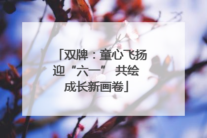 双牌：童心飞扬迎“六一” 共绘成长新画卷