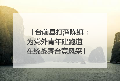 台前县打渔陈镇：为党外青年建跑道 在统战舞台竞风采