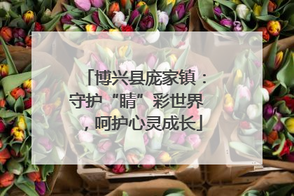 博兴县庞家镇：守护“睛”彩世界，呵护心灵成长