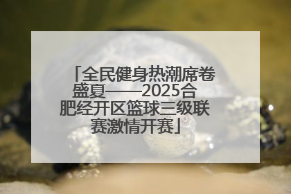 全民健身热潮席卷盛夏——2025合肥经开区篮球三级联赛激情开赛