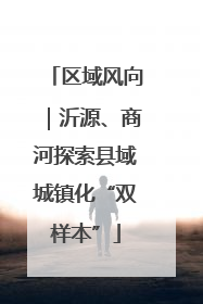 区域风向｜沂源、商河探索县域城镇化“双样本”