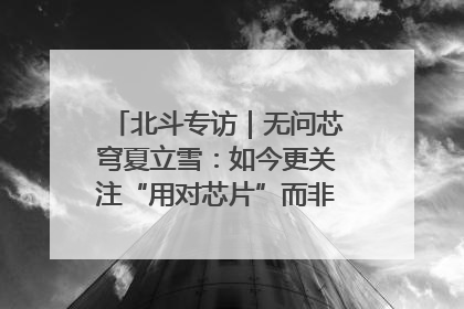 北斗专访｜无问芯穹夏立雪：如今更关注“用对芯片”而非“用贵芯片”