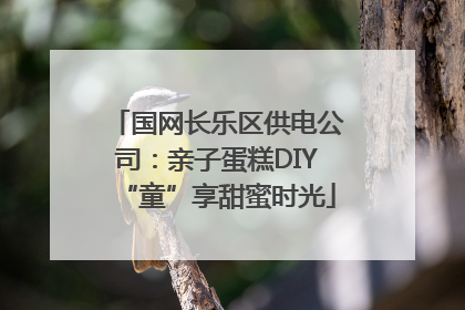 国网长乐区供电公司：亲子蛋糕DIY“童”享甜蜜时光