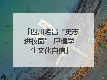 四川隆昌“史志进校园” 厚植学生文化自信