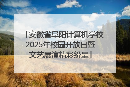 安徽省阜阳计算机学校2025年校园开放日暨文艺展演精彩纷呈
