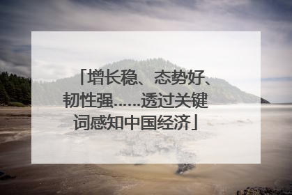 增长稳、态势好、韧性强……透过关键词感知中国经济