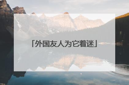 外国友人为它着迷