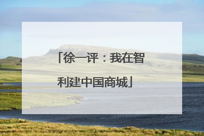 徐一评：我在智利建中国商城