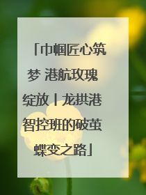 巾帼匠心筑梦 港航玫瑰绽放丨龙拱港智控班的破茧蝶变之路