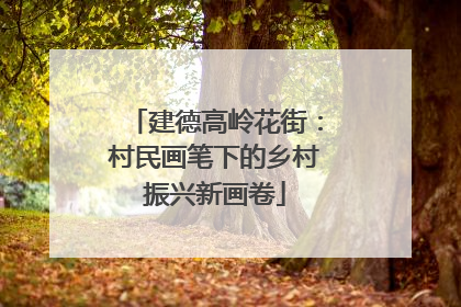 建德高岭花街：村民画笔下的乡村振兴新画卷