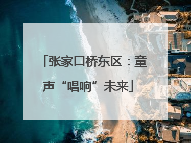 张家口桥东区：童声“唱响”未来