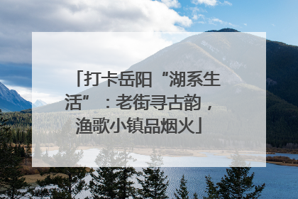 打卡岳阳“湖系生活”：老街寻古韵，渔歌小镇品烟火
