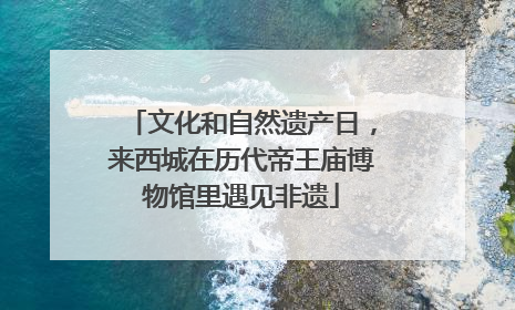 文化和自然遗产日，来西城在历代帝王庙博物馆里遇见非遗