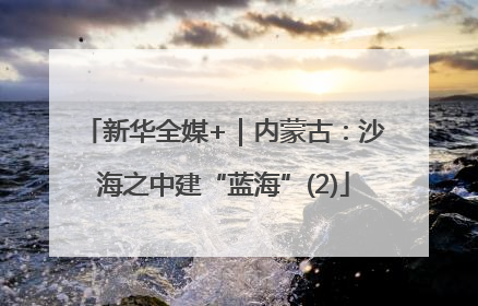 新华全媒+｜内蒙古：沙海之中建“蓝海”(2)