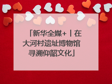 新华全媒+丨在大河村遗址博物馆寻溯仰韶文化