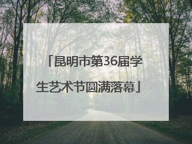 昆明市第36届学生艺术节圆满落幕