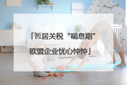 暂居关税“喘息期” 欧盟企业忧心忡忡