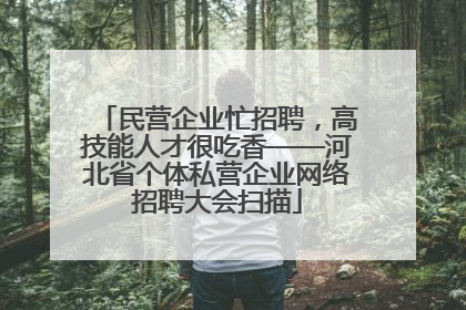 民营企业忙招聘，高技能人才很吃香——河北省个体私营企业网络招聘大会扫描