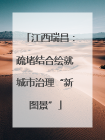 江西瑞昌：疏堵结合绘就城市治理“新图景”
