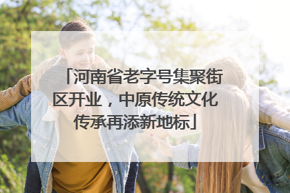河南省老字号集聚街区开业，中原传统文化传承再添新地标