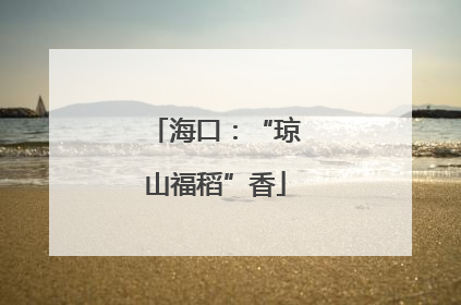 海口：“琼山福稻”香