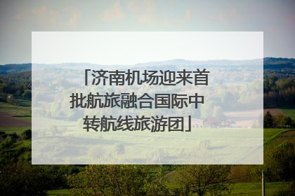济南机场迎来首批航旅融合国际中转航线旅游团