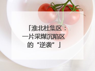 淮北杜集区：一片采煤沉陷区的“逆袭”