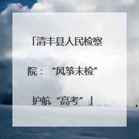 清丰县人民检察院：“风筝未检”护航“高考”
