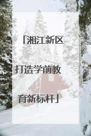 湘江新区打造学前教育新标杆