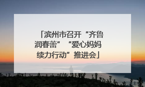 滨州市召开“齐鲁润春蕾”“爱心妈妈续力行动”推进会
