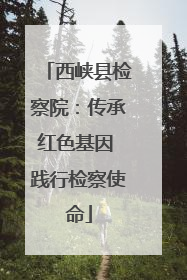 西峡县检察院：传承红色基因 践行检察使命