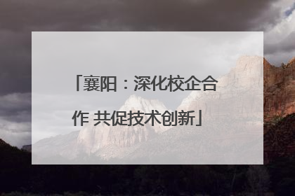 襄阳：深化校企合作 共促技术创新